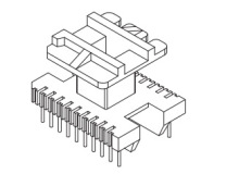 EE25型YC-EI-2510 10+10P 立式骨架 、电感线圈骨架厂家