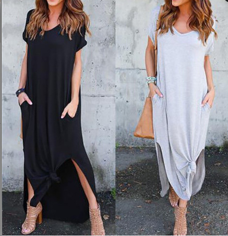 eBay AliExpress Amazon Super Long Plus Size Loose Pocket Split Large Dress eBay AliExpress Amazon Super Long Plus Size Loose Pocket Split Large Dress