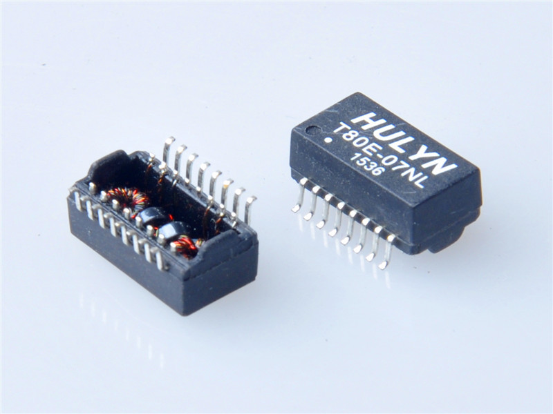 高品质网络变压器，百兆，16PIN网络滤波器，工业级