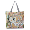 Cartoon shopping bag for leisure, one-shoulder bag
