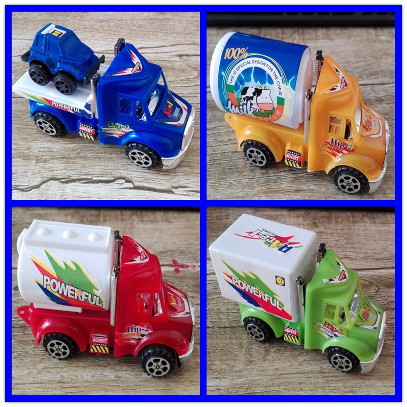 批发小卡车回力载重车仔回力车玩具地摊玩具小货车