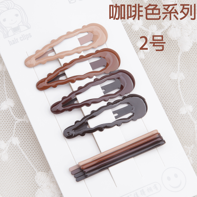韩版时尚BB夹渐变色彩色套装系列流行发夹发饰环保牢固厂家直销-阿里巴巴