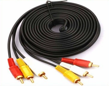 Высококачественный 20 м три к трем лотосным проводам 3 к 3 лотосным звуковым кабелем 3 лотоса