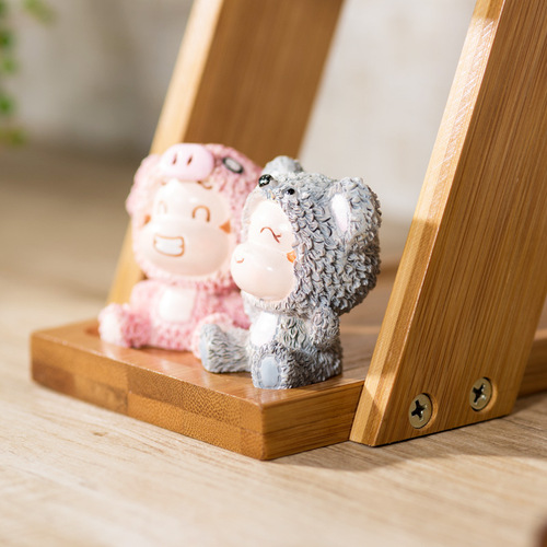 Trojan desktop small flower stand multi-layer balcony flower stand non-solid wood succulent living room flower stand