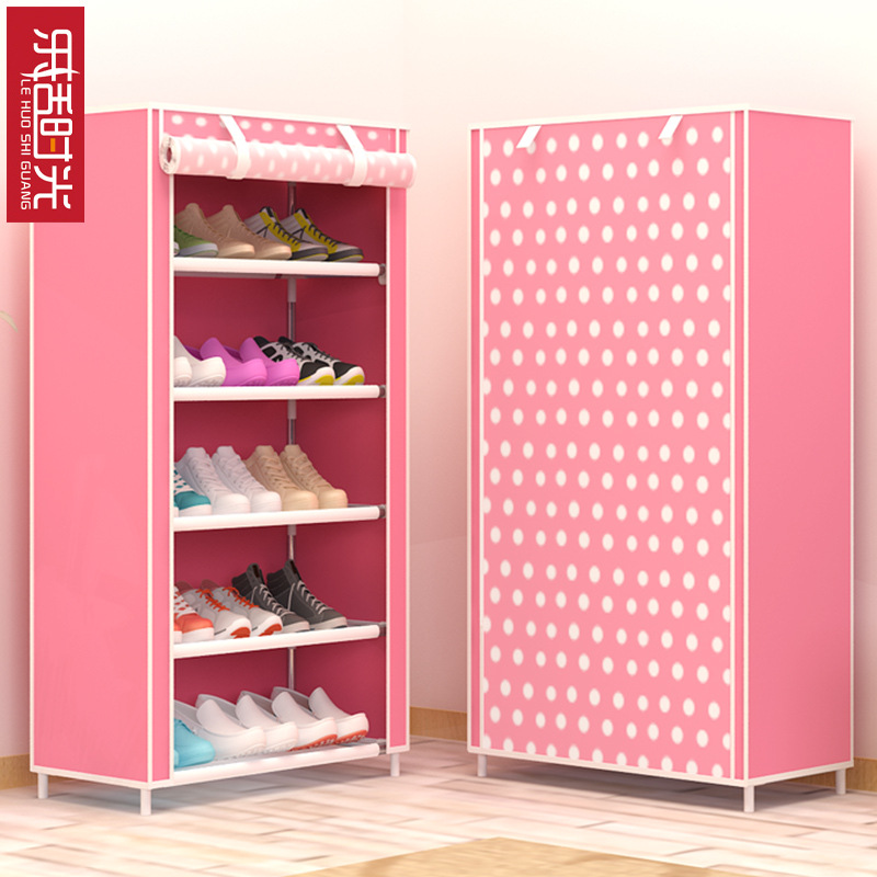 Lohas Time 9.8 Pipe Thick Non-Wills Dust Sixth Side Shoe Cabinet Creative I Composite Cabinet Storage Shoe Rack