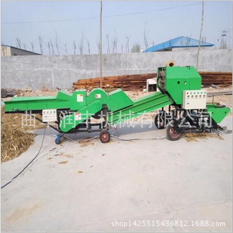 杂草打捆包膜机 拉伸膜青贮打捆包膜机 土豆秧打捆包膜机