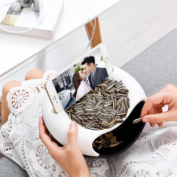 Ying Duobao Lazy Fruit Double -layer Dry Fruit Plate Creative Fruit…
