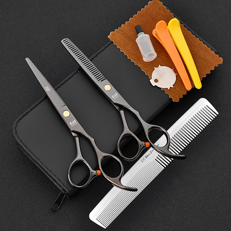 专业美发剪刀套装平剪刘海剪专业理发剪刀牙剪打薄剪发工具批发