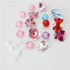 Children's ear clips, earrings with tassels, decorations for beloved, pack, no pierced ears, children's clothing