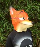 Crazy Animal City Zootopia Cartoon Nick Fox Head Home House Cat, кролик, обезьяна, собака, собака, собаки и маска львов