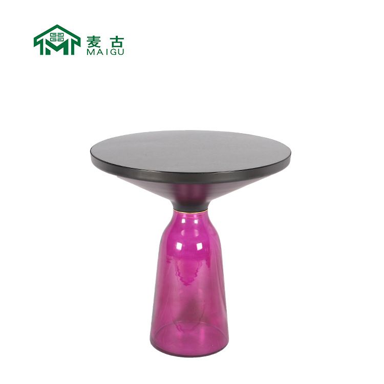 Черный край+стеклянный фиолетовый