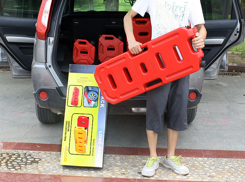 5L Oil Barrel Red Black Factory Direct Sales Anti-Static Plastic Gasoline Barrel Car and Motorcycle Spare Fuel Tank