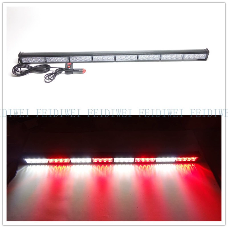 904-8 32LED высокой мощности светодиодная вспышка свет длинный бампер свет палку красный белый синий свет вспышки