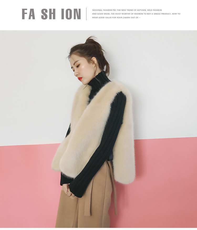 Gilet femme en Imitation laine - Ref 3318274 Image 14