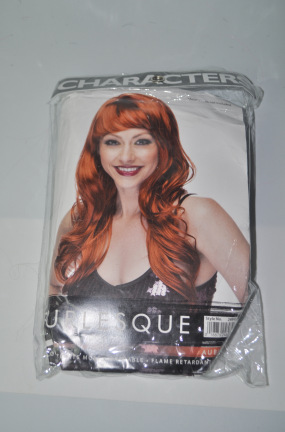 Estilo europeo y americano cos / party peluca popular fiesta cubierta de cabeza de fábrica cabello liso