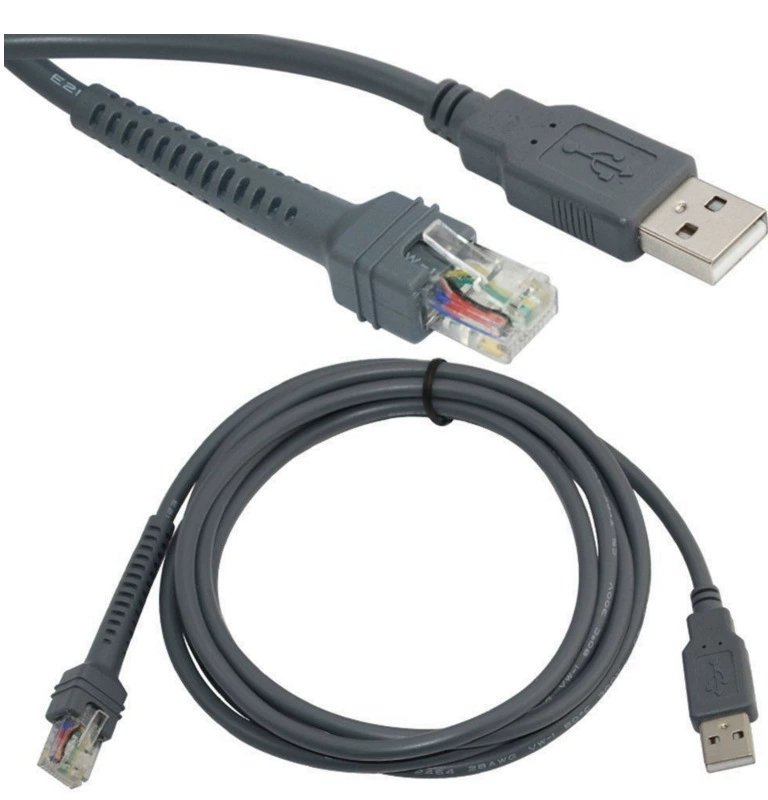 Применимый Зебра Motorola Xunbao symbolLS2208 42081203 пистолет для сканирования штрих-кода USB-кабель для передачи данных