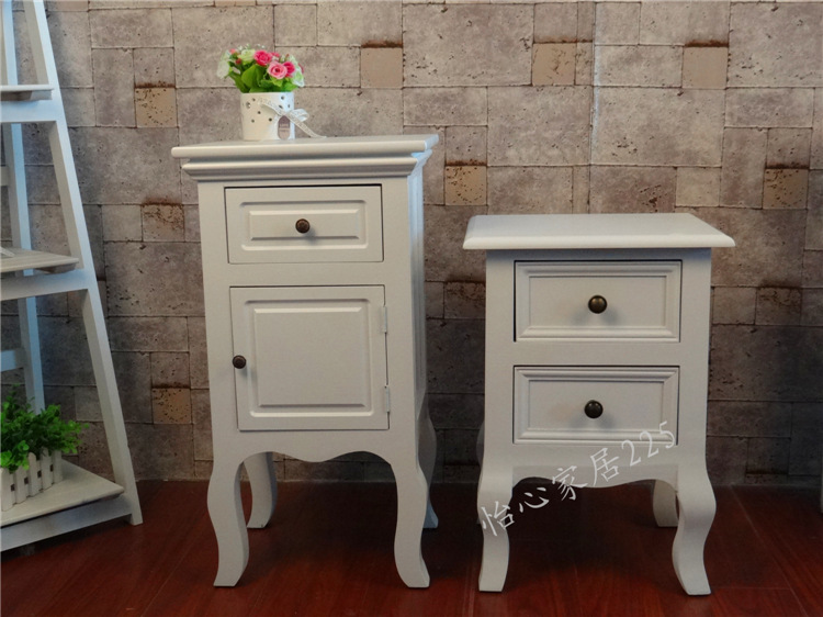 怡心家居特价包邮韩式床头柜床边柜简约现代实木收纳柜储物欧式柜