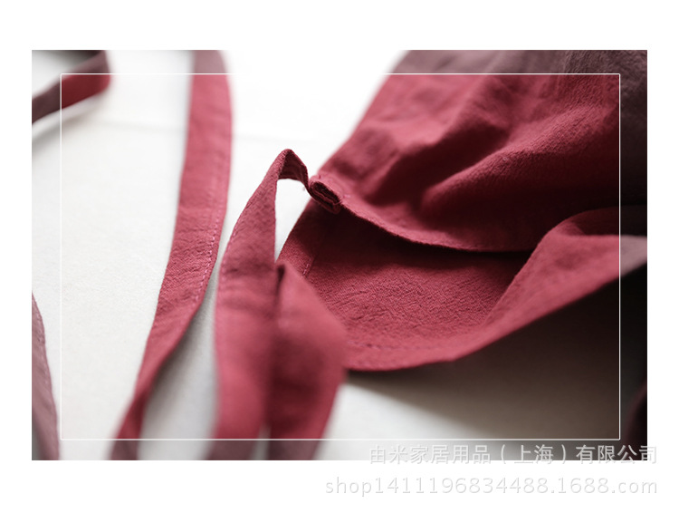 阿里巴巴-纯色围裙_15