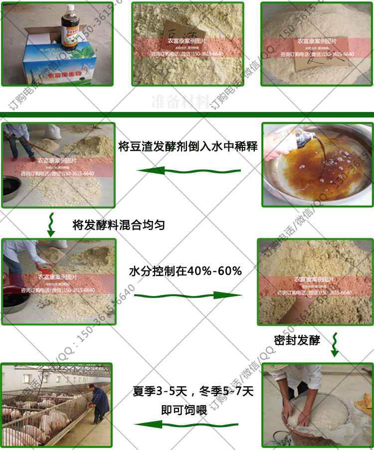 喂猪豆渣发酵流程、发酵技术