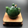 Jasper from Khotan district, pen, teapot, jewelry jade, tea set, natural ore