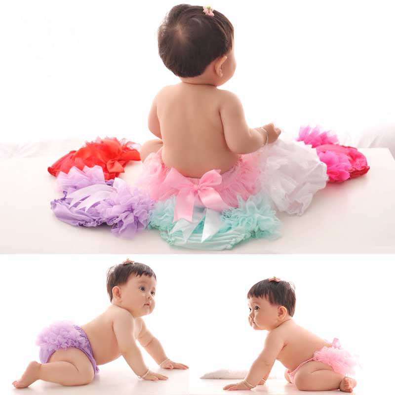 Spring baby pp pants Cotton briefs Hot AliExpress baby bloomer Gauze Bow