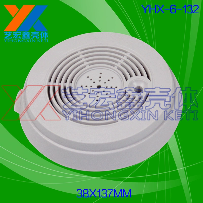 Завод продаж дымовой датчик Shell безопасности Shell пластиковый корпус потолочного устройства ABS сырья 6-132