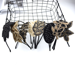 Korean celebrity style headband, noble and elegant, crystal hair accessory, handmade hair accessory, mixed batch headwear, boutique bestseller