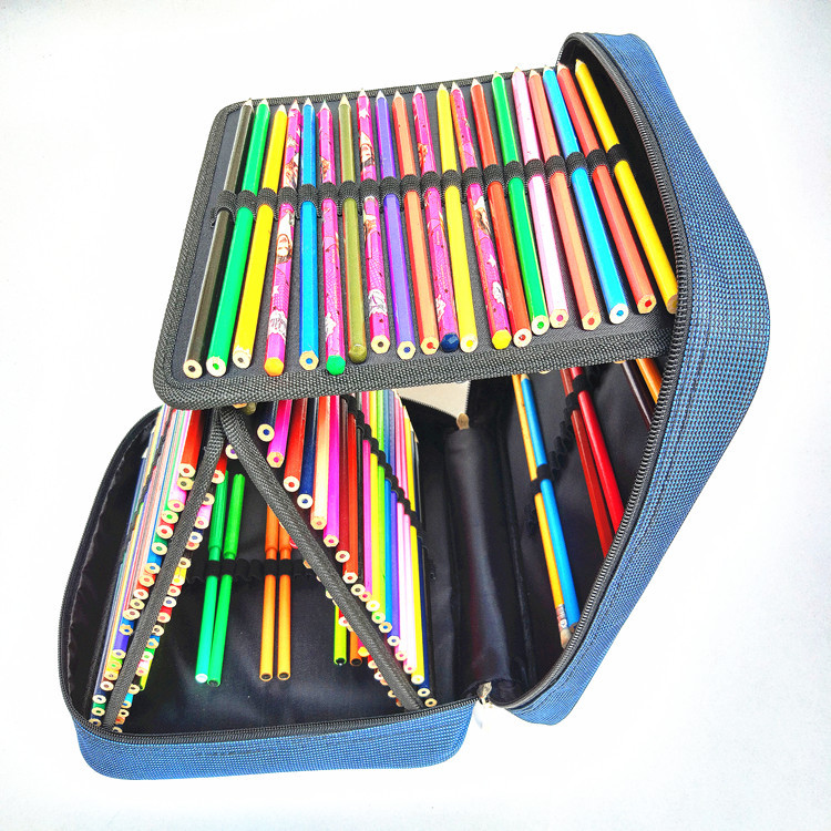 160/200 Stationery suit fresh canvas Pencil bag Simplicity originality men and women student Stationery bags Pencil box