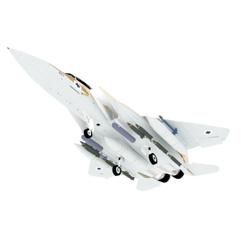 F-15 以色列涂装 鹰式战斗机 纸模型 1:100 飞机模型 手工DIY