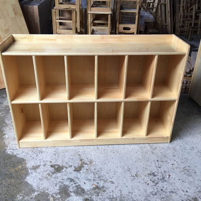 厂家批发幼儿园柜子书包柜储物收纳柜整理柜儿童玩具柜可定制|ms