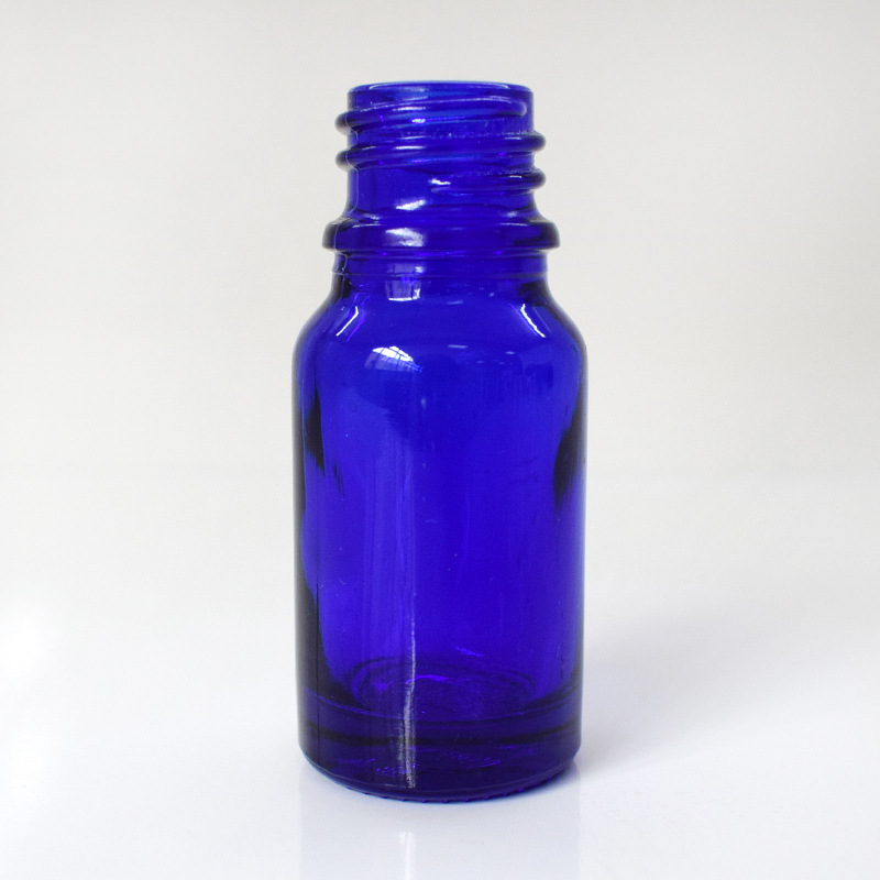 现货蓝色精油瓶10ML 玻璃滴管瓶化妆品分装瓶 调配瓶 厂家直供