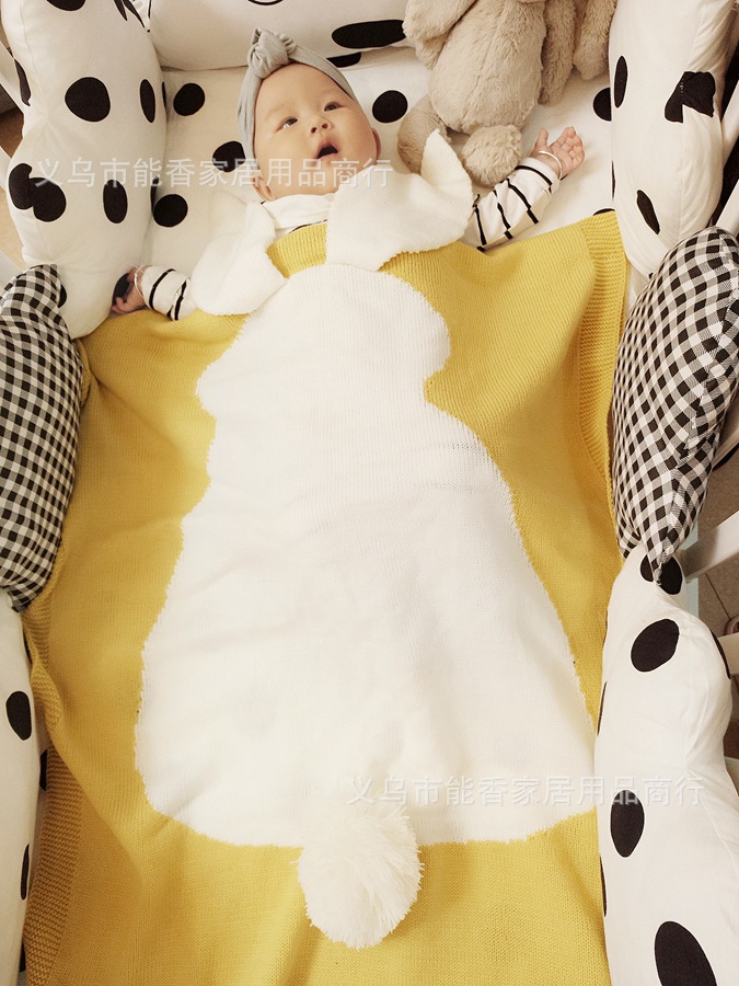 兔子毛线空调毯 (38)