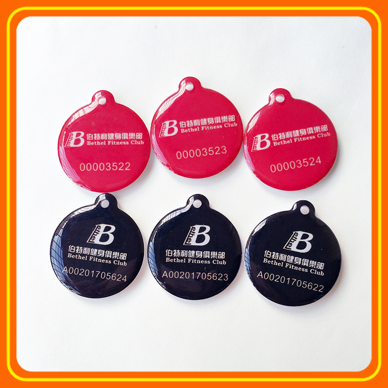 深圳IC卡异形吊牌智能卡片滴胶挂扣智能吊绳卡片量大优惠