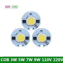 3W5W7W9W发光面11MM AC220V免驱动高压led灯板线性COB光源