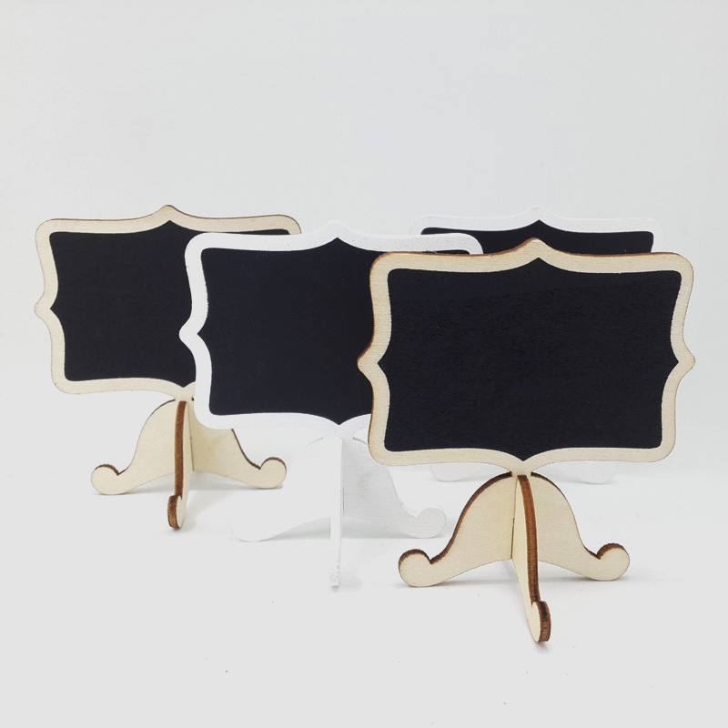 跨境木质工艺品创意小黑板桌号牌家居摆件婚庆派对圣诞装饰礼品