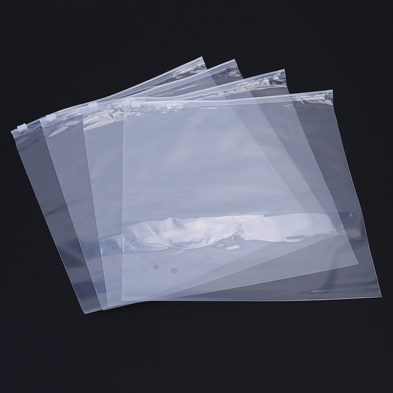4现货批发PE拉链袋透明服装包装袋衣服包装袋子自封袋