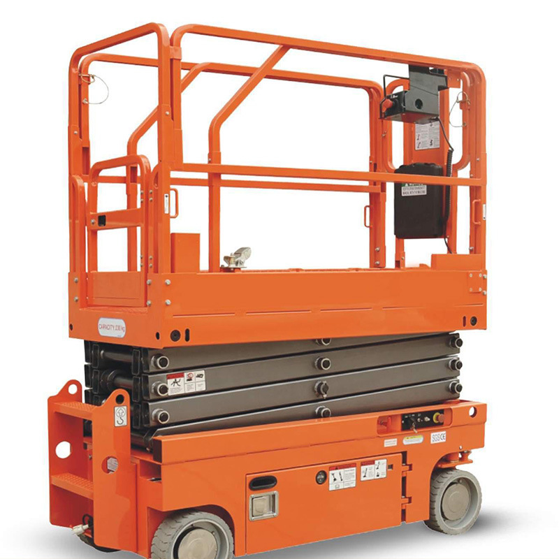 现货移动式升降机 电动自动行走剪叉式货梯 移动式卸货平台