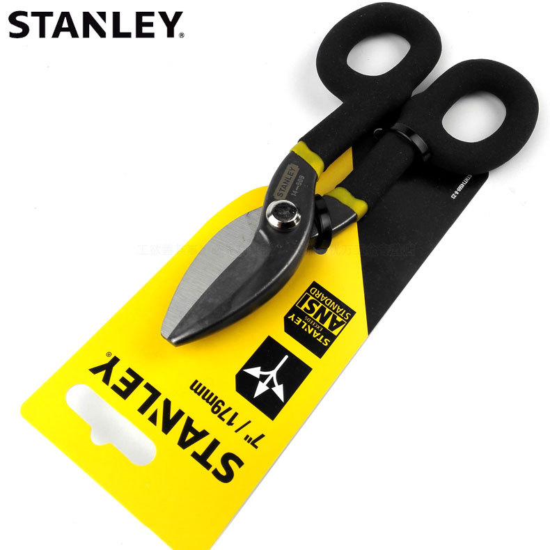史丹利7寸通用铁皮剪 冷轧钢不锈钢板剪刀铁丝网剪STHT14569-8-23