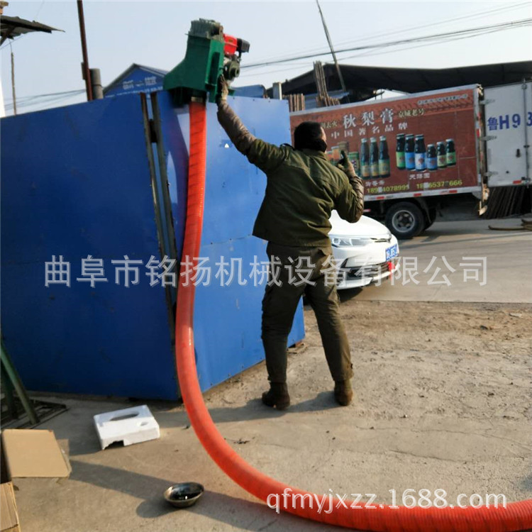 辽阳风送式稻谷抽粮机 电动软管输送机厂家定制