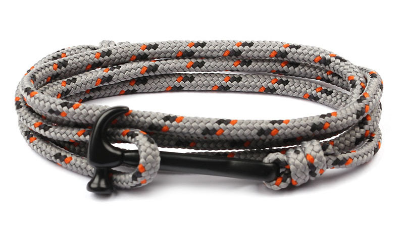 10g Weight Bracelets Classification Alloy, rope Chain Material 1 Piece Quantity Holiday, Daily, Street Occasion Alloy, rope Material Shark Pattern Men's Gender Layered Design Casual, Simple Style Style Casual Simple Style Shark Alloy Rope Layered Men's Bracelets Men's Chain Bracelets 28