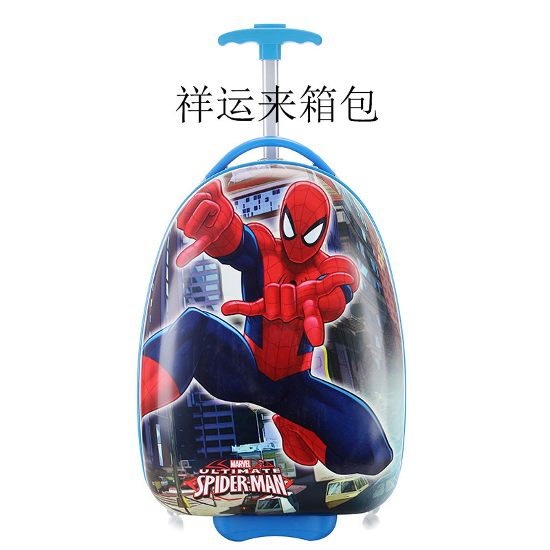 新款18寸万向轮卡通小学生旅行拉杆箱 PC儿童行李箱旅行箱定制|ru