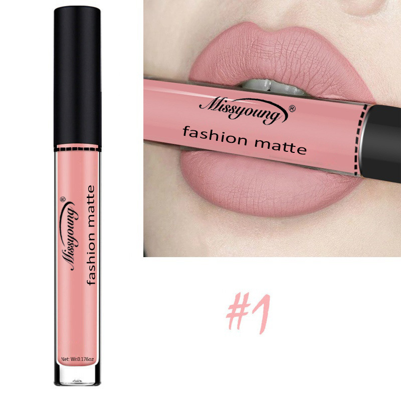 Fashion Authentic Lip Gloss Liquid Matte Makeup Lipstick display picture 11