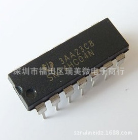 直插 封装 74HC04 六反相器 DIP-14逻辑变换器 芯片 栅极和逆变器