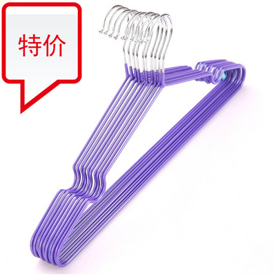 Nanometer Plastic belt groove non-slip Clothes hanger Hooks coat hanger Wet and dry Dual use Clothes hanger goods in stock wholesale