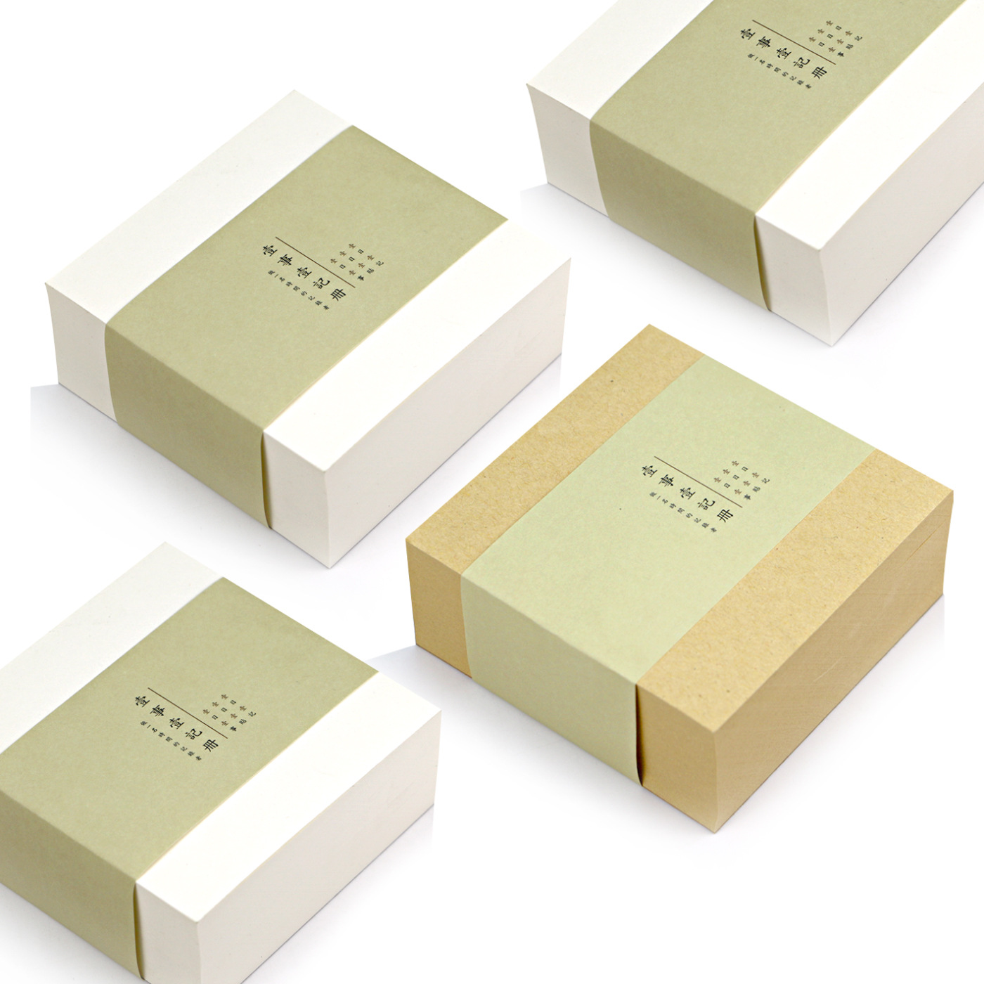 Simplicity Solid originality Paper brick Scratch Pad customized 2018 New products Customizable Ivory Box Paper notes