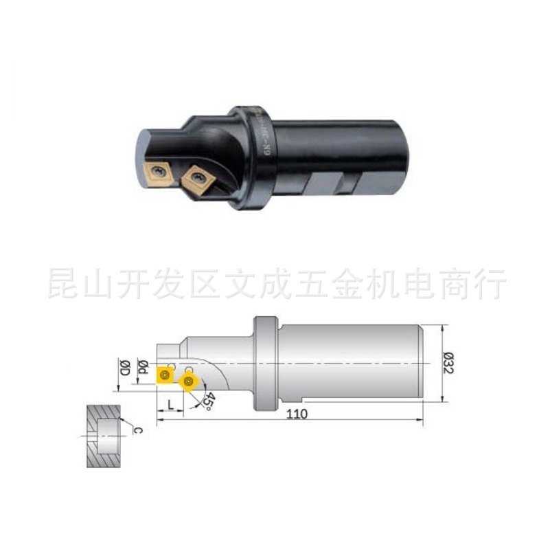 台湾Nine9 拾弃式沉头刀 规格99614-06/28/10/12/14/16/20/24C