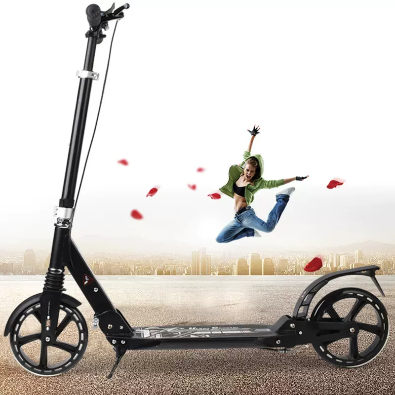 跨境爆款日常学生代步车折叠便携式滑板车批发成人滑板车代步神器