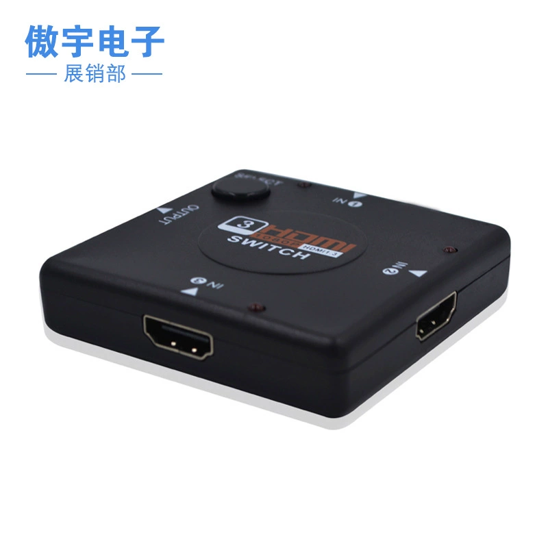 Поставщик: коммутатор 3 в 1 с пультом дистанционного управления, HDMI-конвертер квадратный 3 в 1 (три входа — один выход)