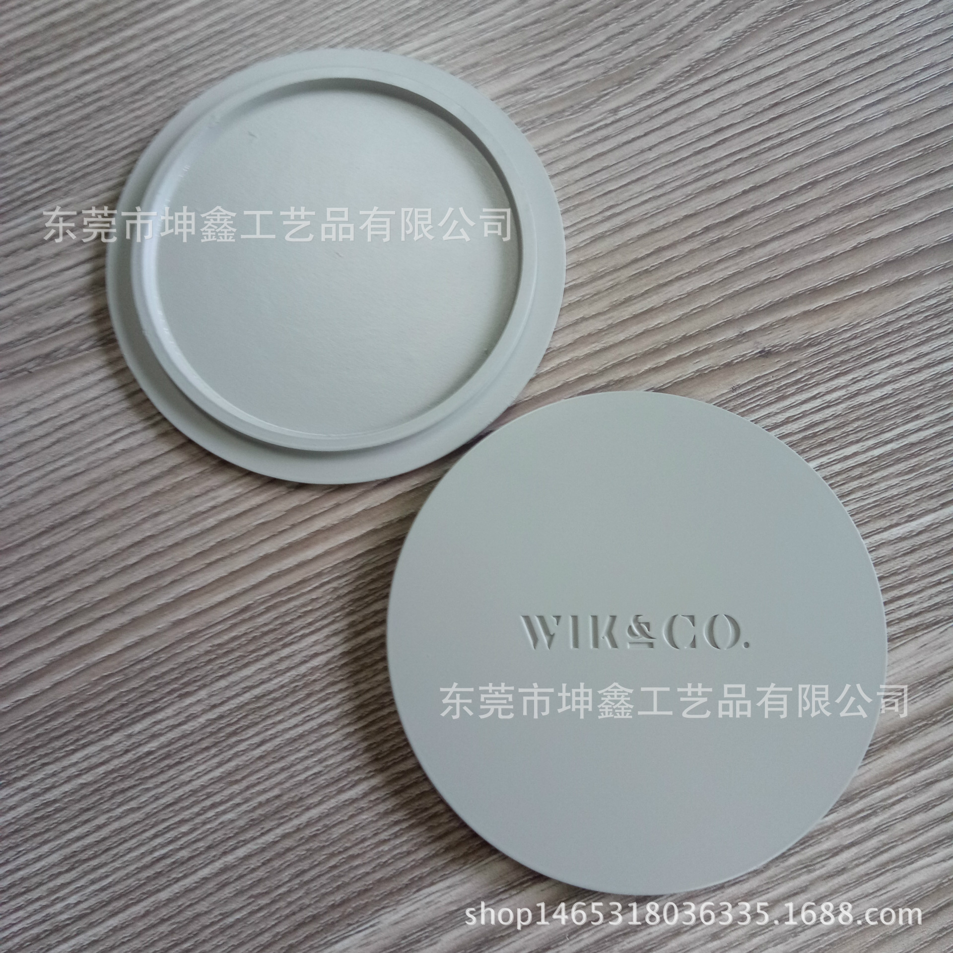 高档定制款金属蜡烛盖，欧美经典圆形合金杯盖制作 现模80*6mm|ru