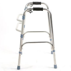 Factory Direct Wholesale Stainless Steel Senior Folding Wheelchair with Seat Walker Aids Bulk Discounts